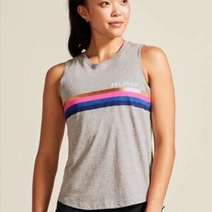 Spiritual Gangster Peloton Muscle Tank Top Shirt CrossFit XL Women’s Grey